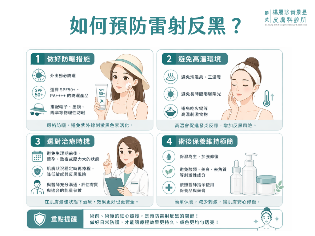 預防雷射反黑的4大方法