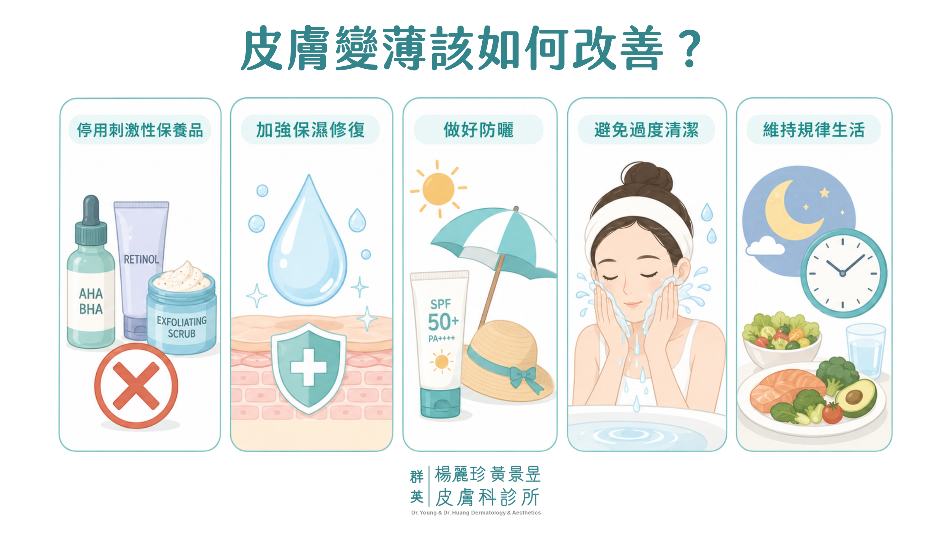 皮膚變薄改善方式
